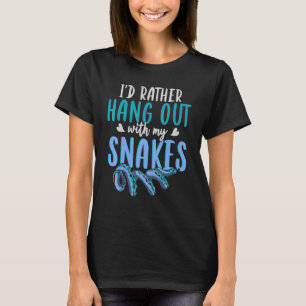 T-shirt Gardien de reptiles Animaux Propriétaire Serpent