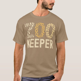 T-shirt Gardien de zoo Animaux de zoo Safari Gardien de zo