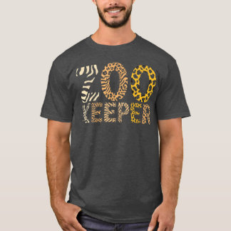 T-shirt Gardien de zoo Animaux de zoo Safari Gardien de zo