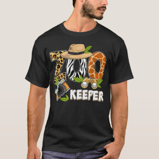 T-shirt Gardien de zoo Animaux Zoo Amateur de faune Safari