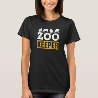 T-shirt Gardien de zoo Emploi de gardien de zoo Gardiennag