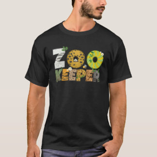 T-shirt Gardien de zoo Impression d'animaux de la faune de