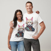 T-shirt Gardien des chats Samurai (Unisexe)