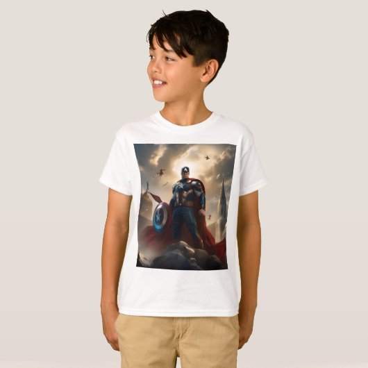 T-shirt Gardien des légendes : Le Protecteur de Marvel (Devant entier)