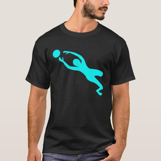 T-shirt Gardien des objectifs - Cyan (Devant)