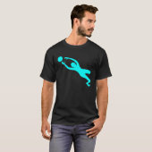T-shirt Gardien des objectifs - Cyan (Devant entier)