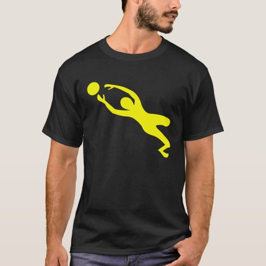 T-shirt Gardien des objectifs - Jaune (Devant)