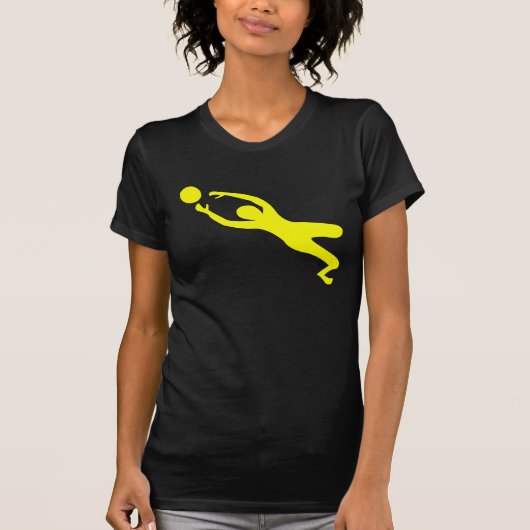 T-shirt Gardien des objectifs - Jaune (Devant)