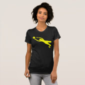 T-shirt Gardien des objectifs - Jaune (Devant entier)