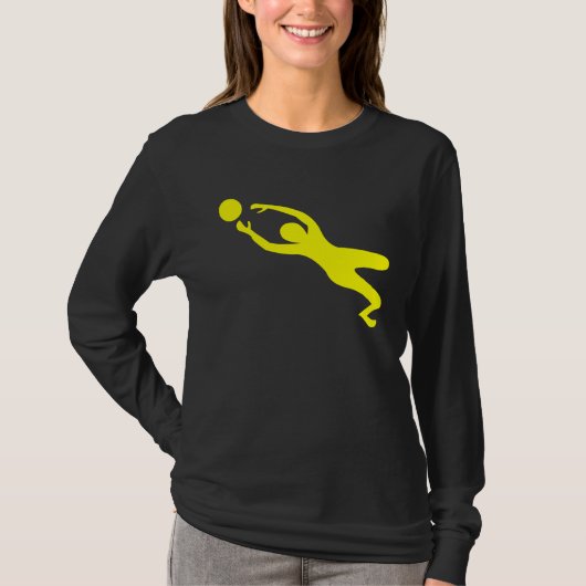 T-shirt Gardien des objectifs - Jaune (Devant)