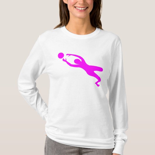 T-shirt Gardien des objectifs - Magenta (Devant)