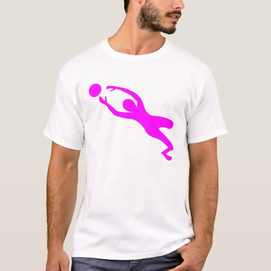 T-shirt Gardien des objectifs - Magenta (Devant)