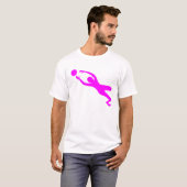 T-shirt Gardien des objectifs - Magenta (Devant entier)