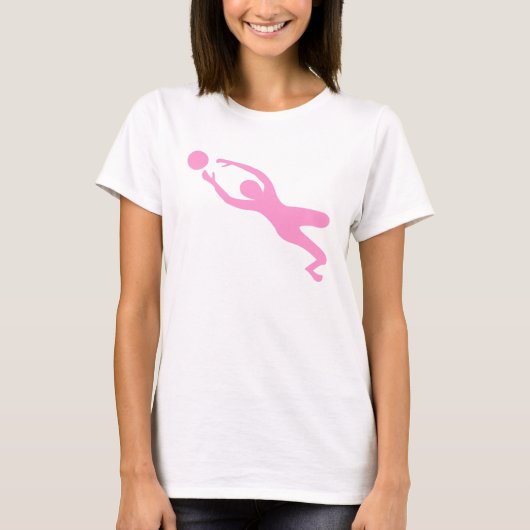 T-shirt Gardien des objectifs - rose (Devant)