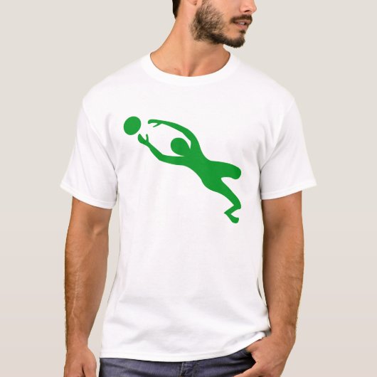 T-shirt Gardien des objectifs - Vert herbe (Devant)