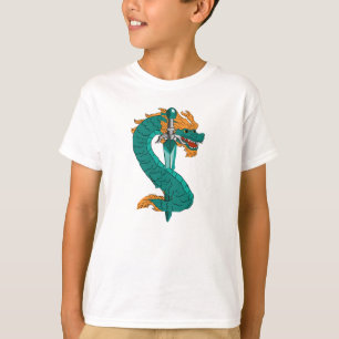 T-shirt Gardien Dragon de Vague Émeraude