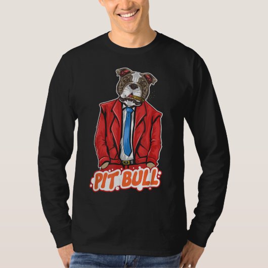 T-shirt Gardien du corps de chien taureau des animaux (Devant)