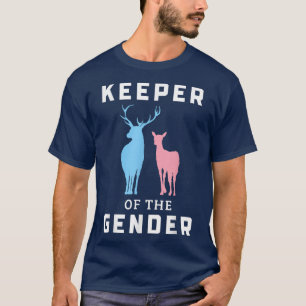 T-shirt Gardien Du Genre Buck Ou Doe Genre Révéler