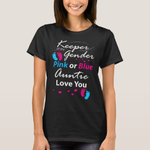 T-shirt Gardien Du Genre La Tante Aime Votre Tante Bébé Et
