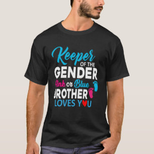 T-shirt Gardien du genre rose ou bleu frère aime Yo