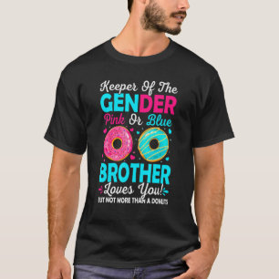T-shirt Gardien Du Genre Rose Ou Bleu Frère Vous Aime