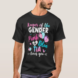 T-shirt Gardien Du Genre Tia Vous Aime Révéler Le Genre