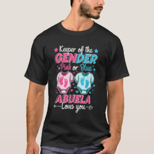 T-shirt Gardien Du Sexe Révèle Rose Ou Bleu Abuela Aives