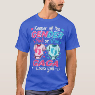 T-shirt Gardien Du Sexe Révèle Rose Ou Bleu Gaga Aime Yo