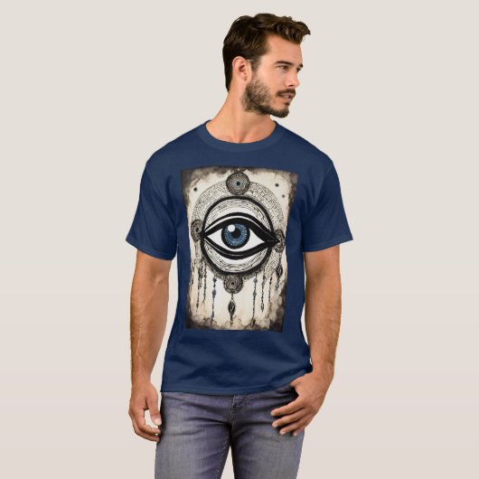 T-shirt Gardien éblouissant : Ancien oeil grec (Devant entier)
