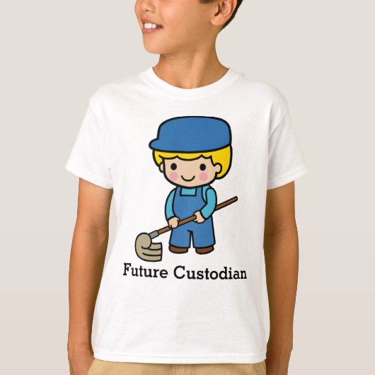 T-shirt Gardien futur avec la police (Devant)