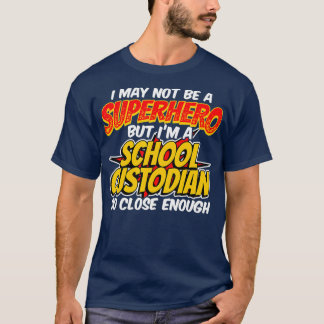 T-shirt Gardien Super Héros Funny School Gardien