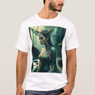 T-shirt Gardienne de la Forêt Mystique – Lumière de Ruisse
