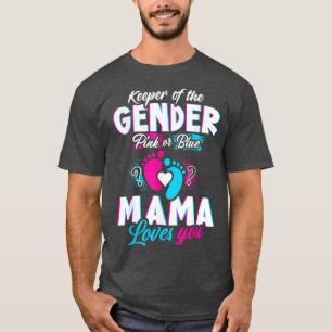 T-shirt Gardienne Du Genre Mama Vous Aime Bébé Genre Re