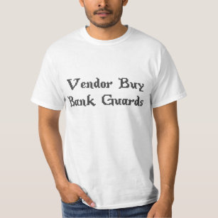 T-shirt Gardiens de banque en ligne vintages d'achat de