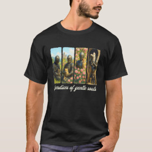 T-shirt Gardiens de chevalier médiéval amateur de chat d'u