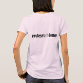 T-shirt Gardiens T rose (Dos)