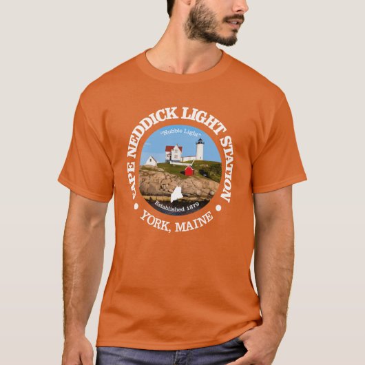 T-shirt Gare de Cape Neddick (Devant)