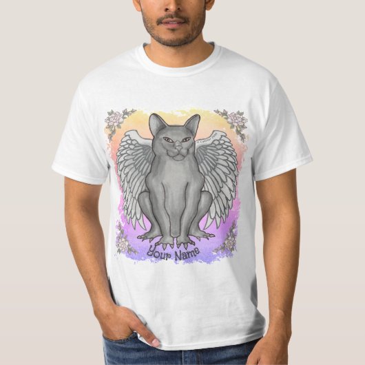 T-shirt Gargouille de chat (Devant)