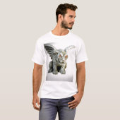 T-shirt gargoyle1_white/bgrnd (Devant entier)