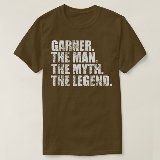 T-shirt GarnerGarner Nom de famille Garner nom de famille  (Design devant)