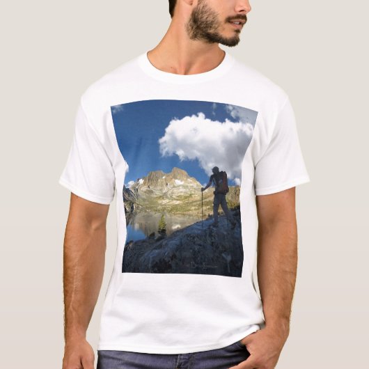 T-shirt Garnet Lake et Banner Peak 2 - sentier John Muir (Devant)