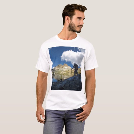 T-shirt Garnet Lake et Banner Peak 2 - sentier John Muir (Devant entier)