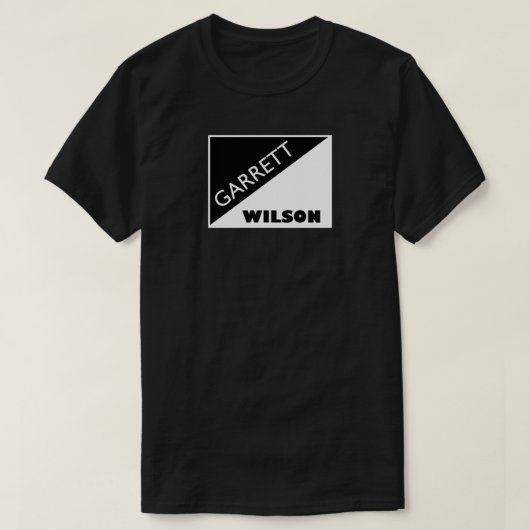 T-shirt Garrett Wilson Noir et Blanc (Design devant)