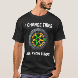 T-shirt Gars De Pneus Et Mécanicien De Voiture Je Change D
