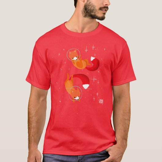 T-shirt Gars drôle d'ennemis de l'espace (Devant)