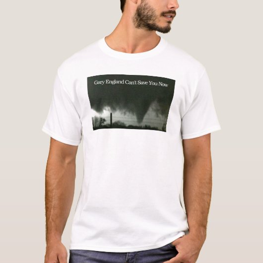 T-shirt Gary Angleterre ne peut pas vous sauver maintenant (Devant)