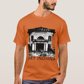 T-shirt Gary Indiana Union Station BW