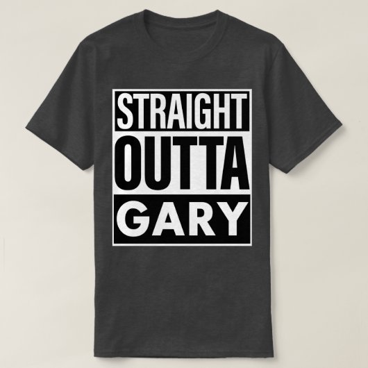 T-shirt Gary Nom En Face De Gary (Design devant)