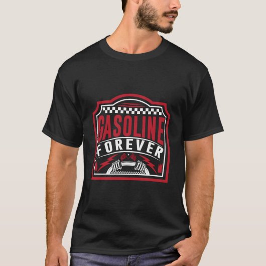 T-shirt Gasoline Forever Gas Cars (Devant)