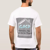 T-shirt GASP_logo, meneur d'équipe (Dos)